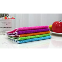 Kitchen clean natural bamboo fiber cloth